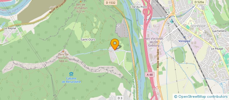 localisation de l'entreprise ASS FERME DE SAINT OUB  VEUREY-VOROIZE