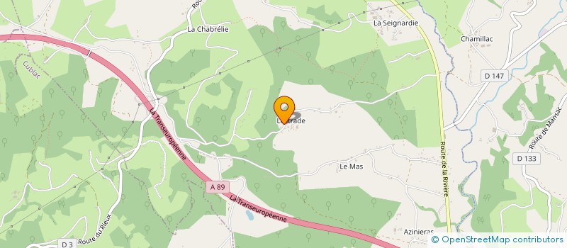 localisation de l'entreprise ASS FESTIVAL DU PLATEAU  PERPEZAC-LE-BLANC