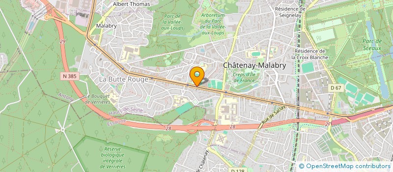 localisation de l'entreprise ASS FESTIVAL RENCONTRE MEMOI CULTU POPUL  CHATENAY-MALABRY