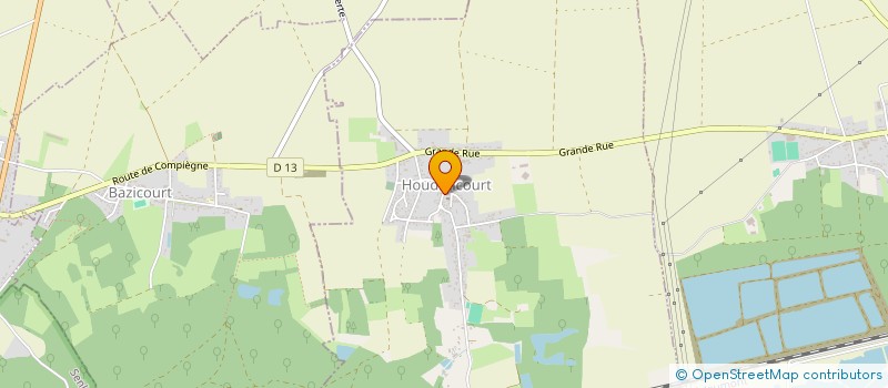 localisation de l'entreprise ASS FETES ET LOISIRS DE HOUDANCOURT  HOUDANCOURT