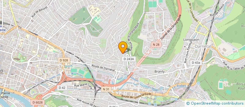 localisation de l'entreprise ASS FETES INTERNATIONALES DE ST FIACRE  ROUEN