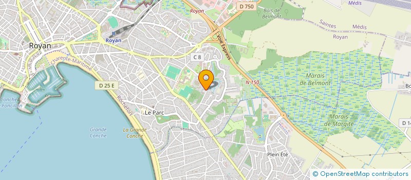 localisation de l'entreprise ASS FIGHTING CLUB  ROYAN