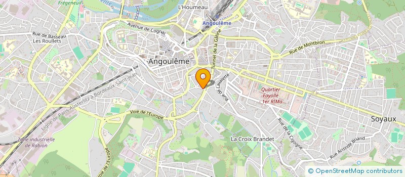 localisation de l'entreprise ASS FIL D'ARIANE à ANGOULEME