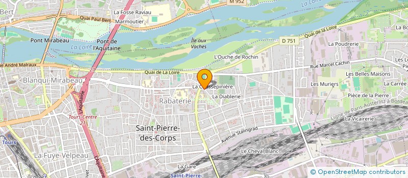 localisation de l'entreprise ASS FIL ET FORME  SAINT-PIERRE-DES-CORPS