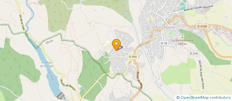 localisation de l'entreprise ASS FINAN CAMP LEGISLATIVE FR GALIZI à FORCALQUIER