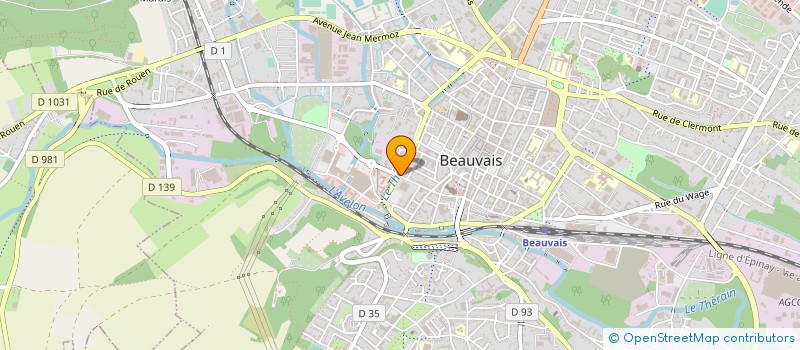 localisation de l'entreprise ASS FINAN CAMPAGNE ELECTO BEATRICE MARRE  BEAUVAIS