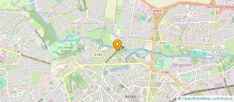 localisation de l'entreprise ASS FINANC CAMPAG ELECTOR CH.GHEERBRANT à ARRAS