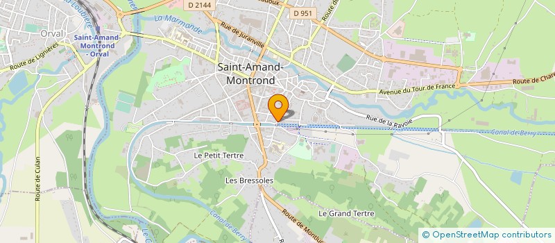 localisation de l'entreprise ASS FINANC CAMPAG ELECTORALE YANN GALUT à SAINT-AMAND-MONTROND