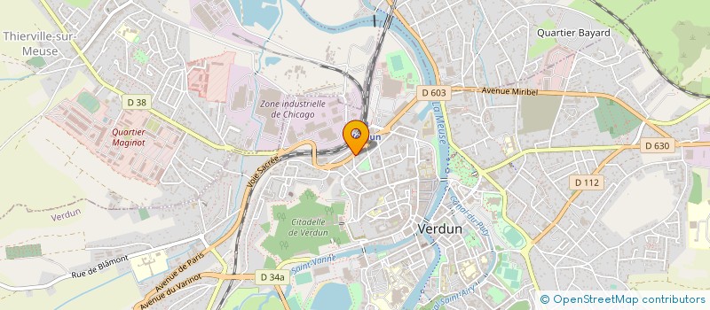 localisation de l'entreprise ASS FINANCE CAMPAGN ELECTORAL BECQ VINCI à VERDUN