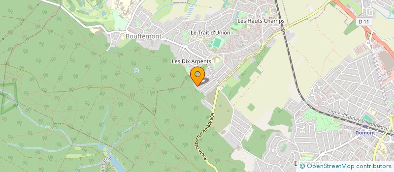 localisation de l'entreprise ASS FINANCEMENT CAMPAGNE DE M.COFFENEAU à DOMONT