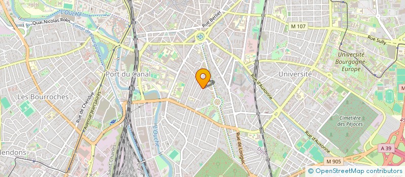 localisation de l'entreprise ASS FINANCEMENT CAMPAGNE FX DUGOURD  DIJON