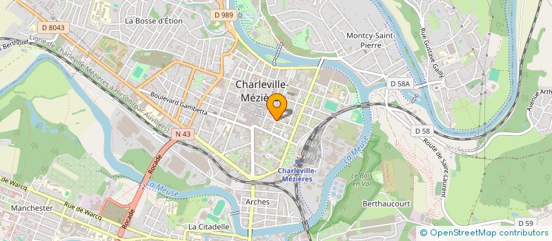 localisation de l'entreprise ASS FINANCEMENT CAMPAGNE LOUIS AUBOIN  CHARLEVILLE-MEZIERES