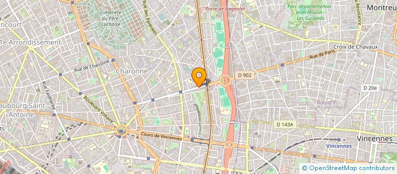 localisation de l'entreprise ASS FINANCEMENT ELECT. MICHEL CHARZAT  PARIS