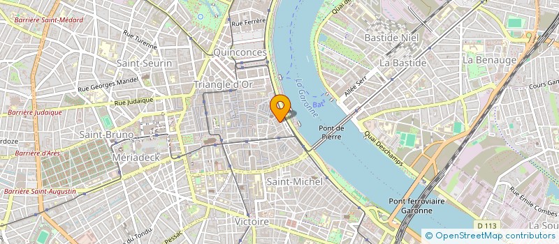 localisation de l'entreprise ASS FINANCEMENT ELECTORAL M JP DUFOUR à BORDEAUX