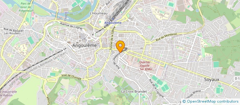 localisation de l'entreprise ASS FINANCEMENT ELECTORALE LISTE MOTTET à ANGOULEME