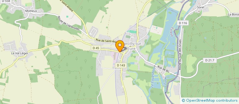 localisation de l'entreprise ASS FINANCEMENTCAMPAGNE B. LE MAIRE POUR ELECTIONS  MARCILLY-SUR-EURE