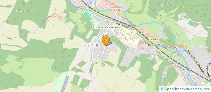 localisation de l'entreprise ASS FINNOISE ANIMATION LES SOURCES à FAINS-VEEL