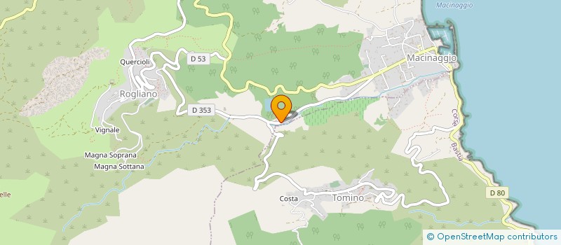 localisation de l'entreprise ASS FINOCCHIAROLA GEST ESP NAT POINT CAP à ROGLIANO