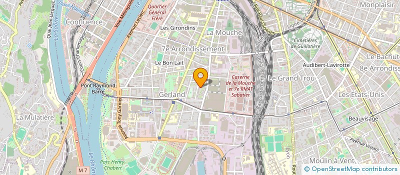 localisation de l'entreprise ASS FIRESKY  LYON