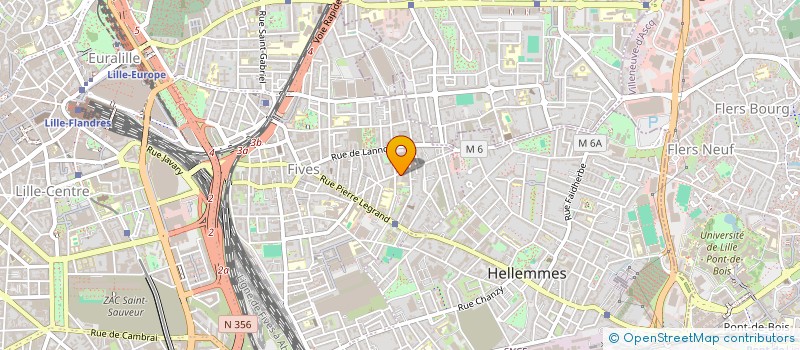 localisation de l'entreprise ASS FIVOISE LOISIRS FAMILIAUX EDUC POPUL à LILLE