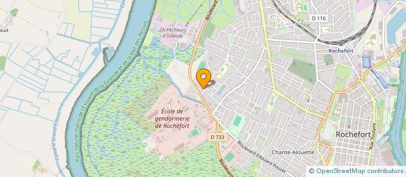 localisation de l'entreprise ASS FLEAU DU HAUT PARLEUR  ROCHEFORT