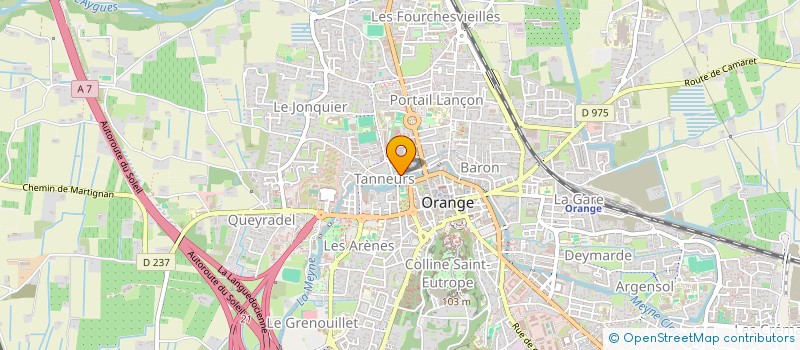 localisation de l'entreprise ASS FLORENS à ORANGE