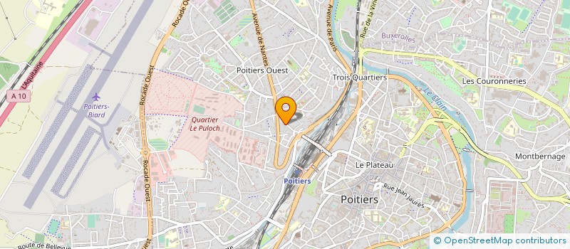 localisation de l'entreprise ASS FMP RADIO LIBRE à POITIERS