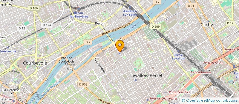 localisation de l'entreprise ASS FNAC INTER COM-CULT à LEVALLOIS-PERRET