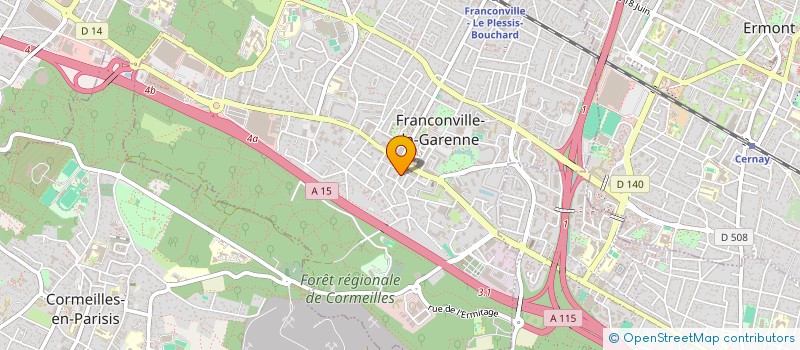 localisation de l'entreprise ASS FNADAR à FRANCONVILLE