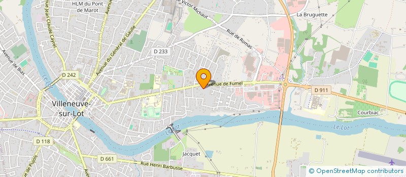 localisation de l'entreprise ASS FOIRE EXPO VILLENEUVE  VILLENEUVE-SUR-LOT