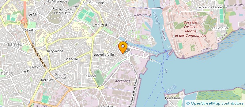 localisation de l'entreprise ASS FOIRES ET SALONS DU PAYS DE LORIENT  LORIENT