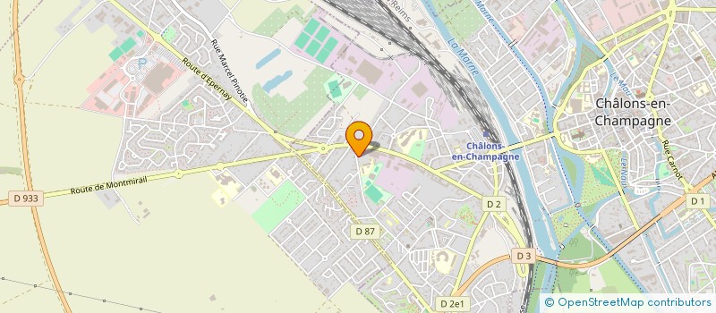 localisation de l'entreprise ASS FOLKLORIQUE CHALONNAISE  CHALONS-EN-CHAMPAGNE