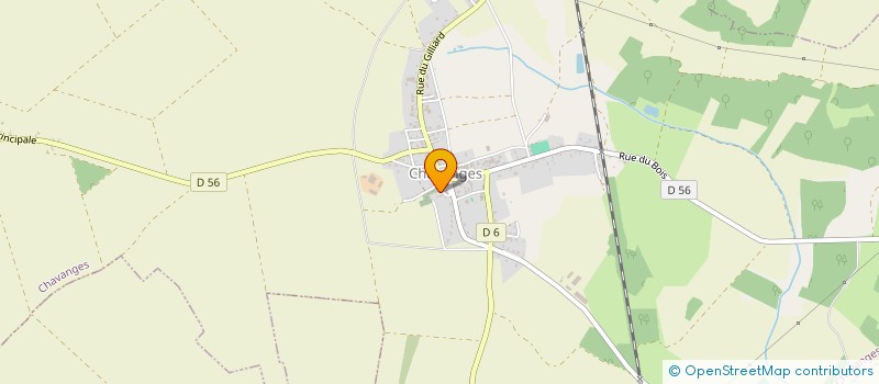 localisation de l'entreprise ASS FONC REMENBREMENT CHAVANGES LABRAUX  CHAVANGES