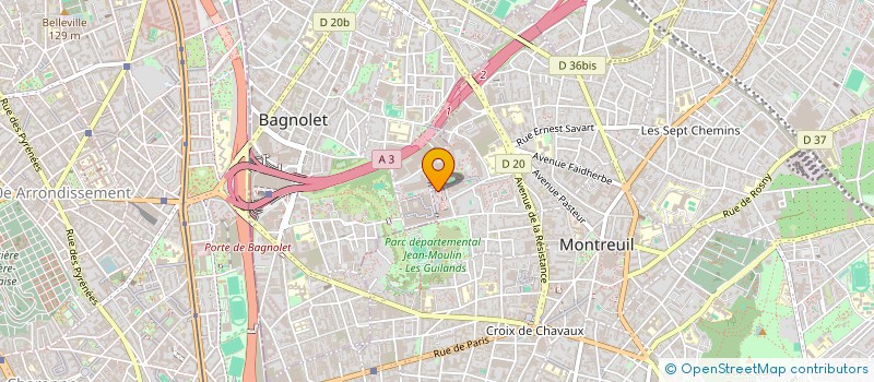 localisation de l'entreprise ASS FONCIER MONTREUIL BAGNOLET à MONTREUIL
