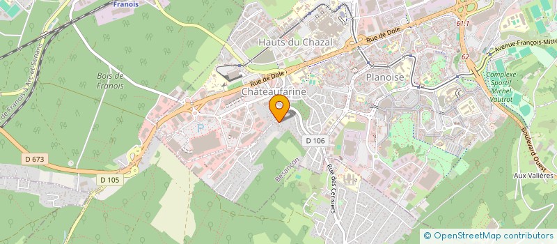 localisation de l'entreprise ASS FONCIER URBAIN LIBRE ARENE MADELEINE à BESANCON