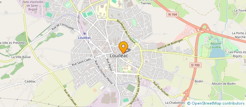 localisation de l'entreprise ASS FONCIERE AUTORISEE L OUST ET LARHON à LOUDEAC