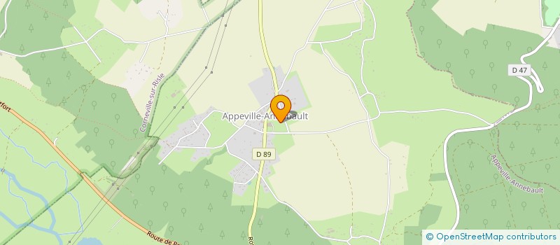localisation de l'entreprise ASS FONCIERE D APPEVILLE ANNEBAULT ... à APPEVILLE-ANNEBAULT