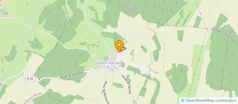 localisation de l'entreprise ASS FONCIERE DE BETONCOURT LES MENETRIER  LA ROCHE-MOREY