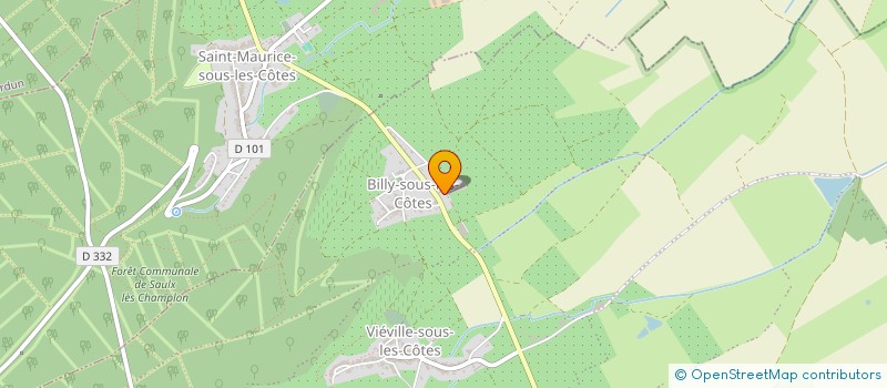 localisation de l'entreprise ASS FONCIERE DE BILLY SOUS LES COTES à VIGNEULLES-LES-HATTONCHATEL