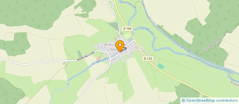 localisation de l'entreprise ASS FONCIERE DE BRIEULLES SUR MEUSE à BRIEULLES-SUR-MEUSE