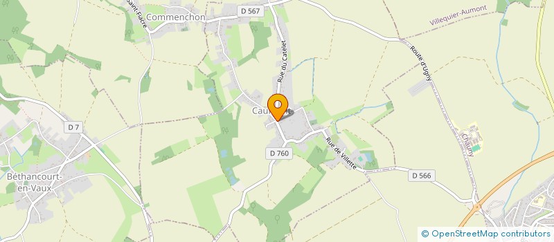 localisation de l'entreprise ASS FONCIERE DE CAUMONT-COMMENCHON à CAUMONT