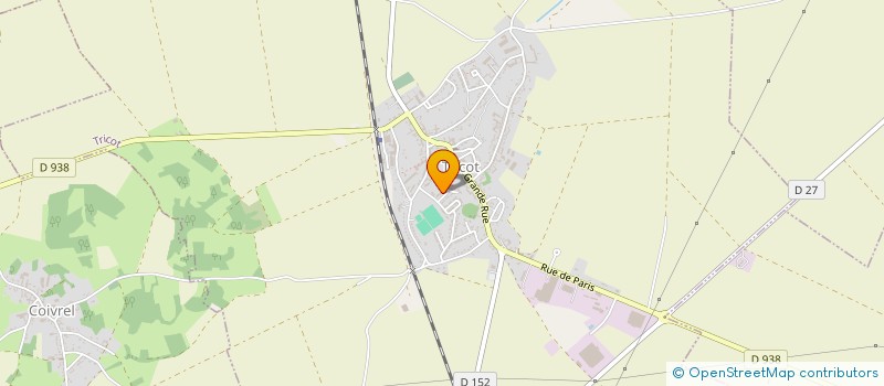 localisation de l'entreprise ASS FONCIERE DE FRESTOY VAUX à LE FRESTOY-VAUX