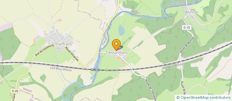 localisation de l'entreprise ASS FONCIERE DE HUANNE MONTMARTIN  HUANNE-MONTMARTIN