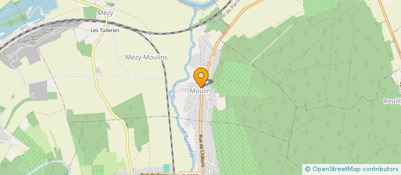 localisation de l'entreprise ASS FONCIERE DE MEZY-MOULINS  MEZY-MOULINS