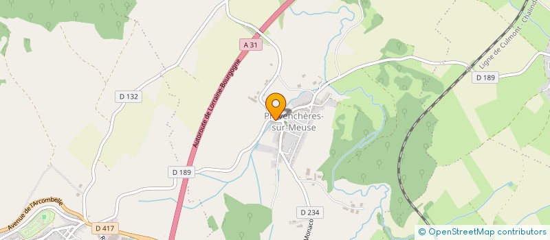 localisation de l'entreprise ASS FONCIERE DE PROVENCHERES SUR MEUSE à VAL DE MEUSE
