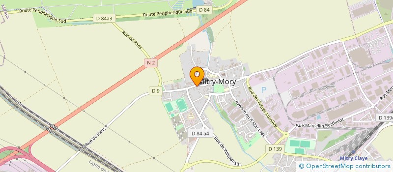 localisation de l'entreprise ASS FONCIERE DE REMEMBR DE MITRY COMPANS à MITRY-MORY