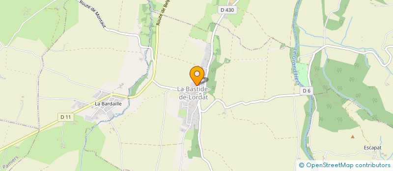 localisation de l'entreprise ASS FONCIERE DE REMEMBREMENT à LA BASTIDE-DE-LORDAT