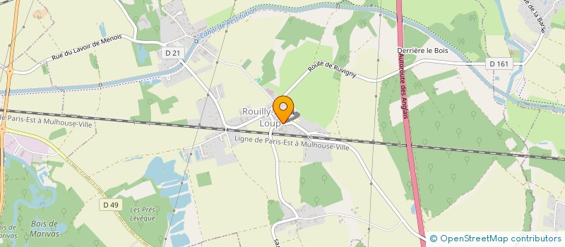 localisation de l'entreprise ASS FONCIERE DE REMEMBREMENT  ROUILLY-SAINT-LOUP