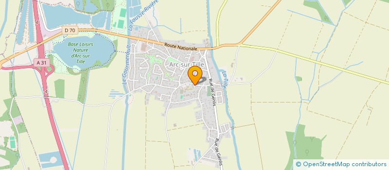 localisation de l'entreprise ASS FONCIERE DE REMEMBREMENT  ARC-SUR-TILLE