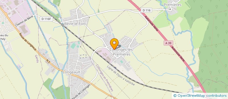 localisation de l'entreprise ASS FONCIERE DE REMEMBREMENT  COLLONGES-ET-PREMIERES